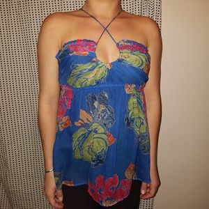 Floral Hollister Top